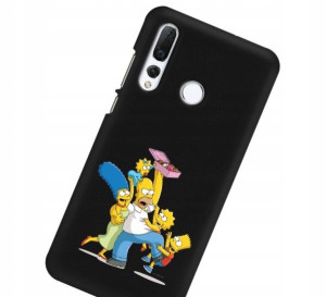 Etui Mat do HUAWEI NOVA 4 Czarny Gry Filmy Wzory