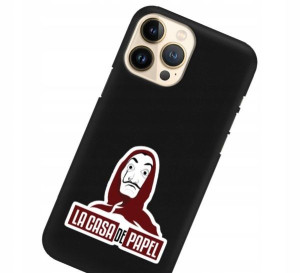 Etui Mat do IPHONE 13 PRO MAX Czarny Filmy Wzory