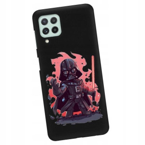 Etui Mat do SAMSUNG A22 4G Czarny Gry Filmy Wzory