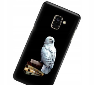 Etui Mat do SAMSUNG A8 PLUS 2018 Czarny Filmy Wz