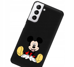 Etui Mat do SAMSUNG S21 PLUS Czarny Filmy Wzory