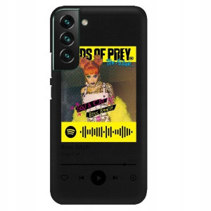 Etui Mat do SAMSUNG S22 PLUS Czarny Spotify Wzory