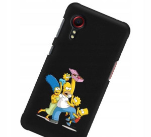 Etui Mat do SAMSUNG XCOVER 5 Czarny Filmy Wzory