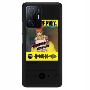 Etui Mat do XIAOMI 11T PRO 5G Czarny Spotify Wzory