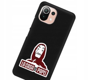 Etui Mat do XIAOMI MI 11 LITE 4G Czarny Filmy Wz