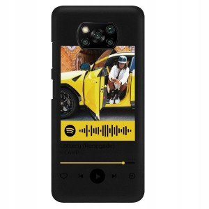 Etui Mat do XIAOMI POCO X3 NFC Czarny Muzyka Wzory