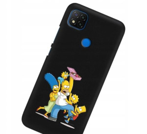 Etui Mat do XIAOMI REDMI 9C Czarny Gry Filmy Wzory