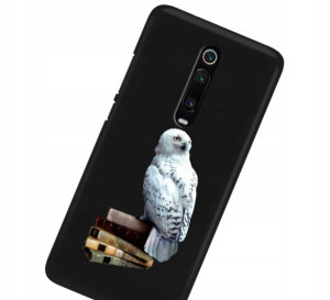 Etui Mat do XIAOMI REDMI MI 9T Czarny Filmy Wzory
