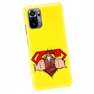Etui Mat do XIAOMI REDMI NOTE 10 4G Żółte Wzory