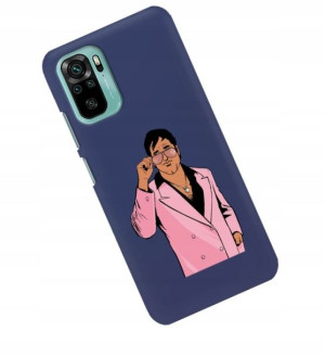 Etui Mat do XIAOMI REDMI NOTE 10S Granat TOP Wzory