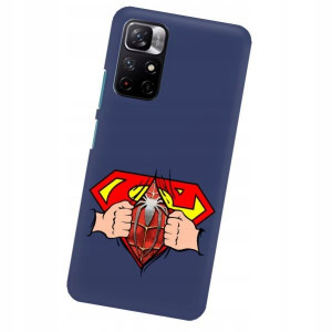 Etui Mat do XIAOMI REDMI NOTE 11T 5G Granat Wzory