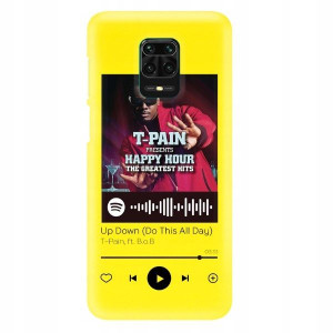 Etui MAT do XIAOMI REDMI NOTE 9s ŻÓŁTY Wzory