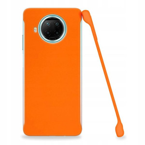 Etui Mat Plecki Do Xiaomi Redmi Note 9 5g Pomarań