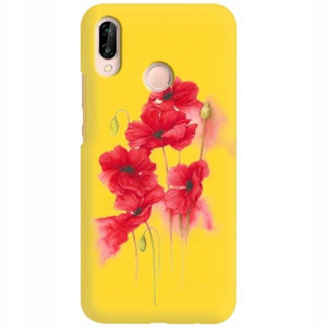 ETUI MAT ŻÓŁTE DO HUAWEI P20 LITE Case Mix Wzory