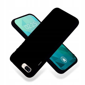 Etui Matowe Czarne + Szkło 9H do IPHONE 8 PLUS