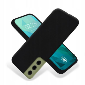 Etui Matowe Czarne + Szkło 9H do SAMSUNG S21FE