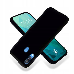 Etui Matowe Czarne +Szkło 9H do SAMSUNG GALAXY A40