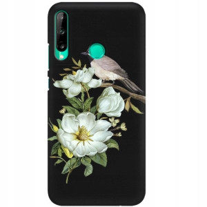 Etui Matowe Czarne Do Huawei P40 Lite E Case Wzory