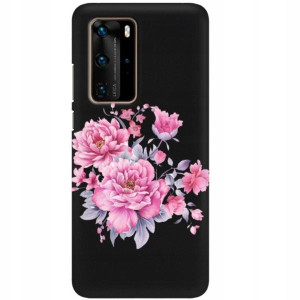 ETUI MATOWE CZARNE DO HUAWEI P40 PRO Obudowa Wzory