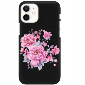 ETUI MATOWE CZARNE DO IPHONE 12 MINI Obudowa Wzory