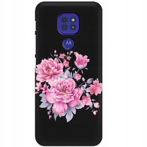 Etui Matowe Czarne Do Motorola G9 Play Case Wzory