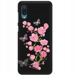 ETUI MATOWE CZARNE DO SAMSUNG A02 Obudowa Wzory