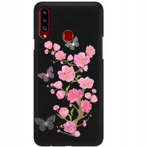 ETUI MATOWE CZARNE DO SAMSUNG A20s Obudowa Wzory