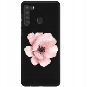 ETUI MATOWE CZARNE DO SAMSUNG A21 Obudowa Wzory
