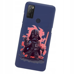 Etui Matowe do ALCATEL 1S 2021 Granat Filmy Wzory