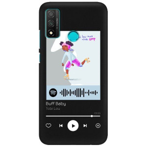 Etui Matowe do HUAWEI P SMART 2020 Czarny Wzory