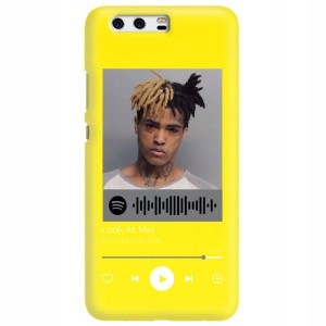 Etui Matowe do HUAWEI P10 ŻÓŁTY Spotify Top Wzory