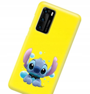 Etui Matowe do HUAWEI P40 5G ŻÓŁTY Filmy Gry Wzory