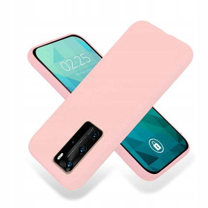 Etui Matowe Do Huawei P40 Pro Ochronne Pudrowy Róż