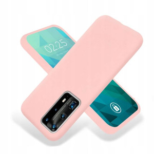 Etui Matowe Do Huawei P40 Pro Plus Pudrowy Róż