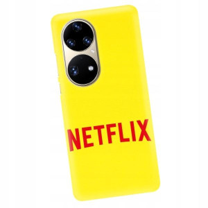 Etui Matowe do HUAWEI P50 PRO Żółte Filmy Wzory