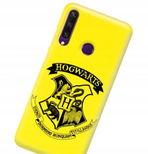 Etui Matowe do HUAWEI Y6P ŻÓŁTY Filmy Gry Wzory