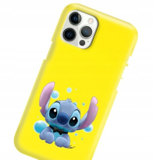 Etui Matowe do IPHONE 12 PRO MAX ŻÓŁTY Filmy Wzory