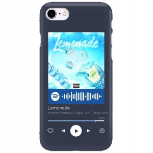 Etui Matowe do IPHONE 8 Granat Spotify TOP Wzory