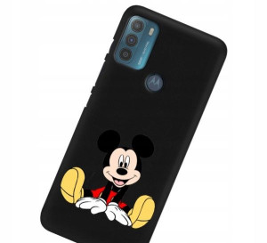 Etui Matowe do MOTOROLA G50 Czarny Gry Filmy Wzory