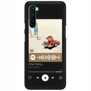 Etui Matowe do ONEPLUS NORD Czarny Spotify Wzory