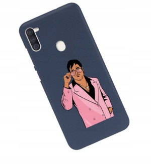 Etui Matowe do SAMSUNG A11 Granat Filmy Gry Wzory