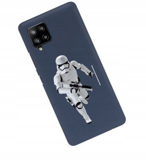 Etui Matowe do SAMSUNG A42 5G Granat Filmy Wzory