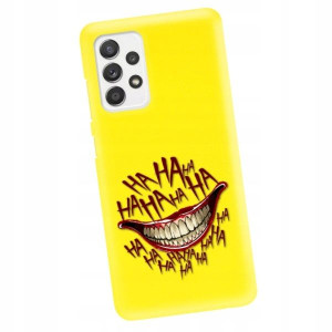 Etui Matowe do SAMSUNG A52 Żółte Filmy Gry Wzory