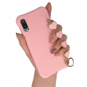 Etui Matowe Do Samsung Galaxy M02 4g Róż Z Serce