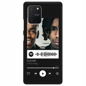 Etui Matowe do SAMSUNG S10 LITE Czarny Top Wzory