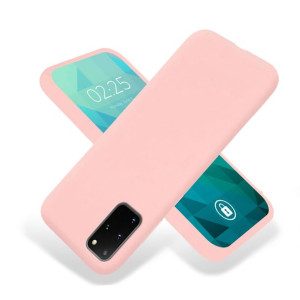 Etui Matowe Do Samsung S20 Plus Pudrowy Róż