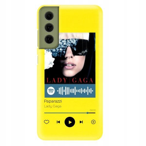 Etui Matowe do SAMSUNG S21FE ŻÓŁTY Spotify Wzory