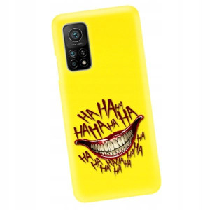 Etui Matowe do XIAOMI Mi 10T PRO Żółte Filmy Wzory