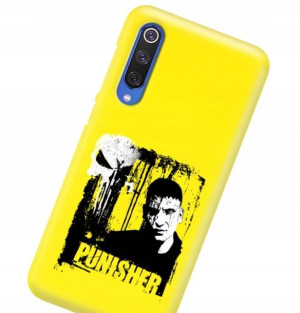 Etui Matowe do XIAOMI Mi 9 SE ŻÓŁTY Filmy Wzory