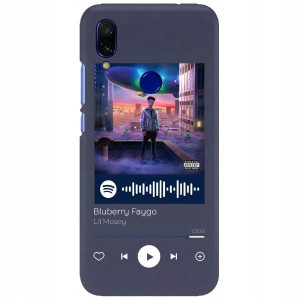 Etui Matowe do XIAOMI REDMI 7 Granat Spotify Wzory
